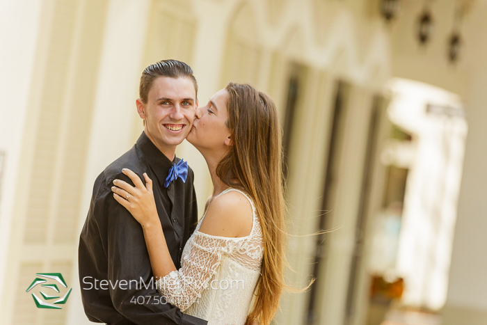 Engagement photo shoot in Winter Park