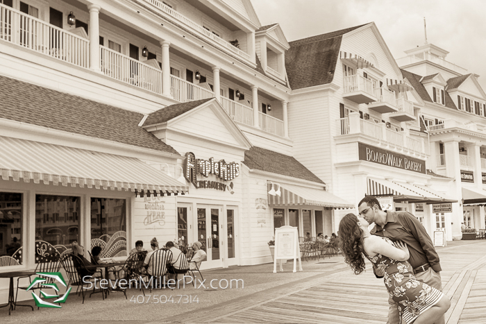 Disney's Boardwalk Engagement Photography
