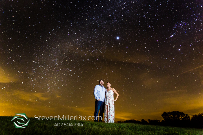 Dark Sky Starry Night Engagement Photographer