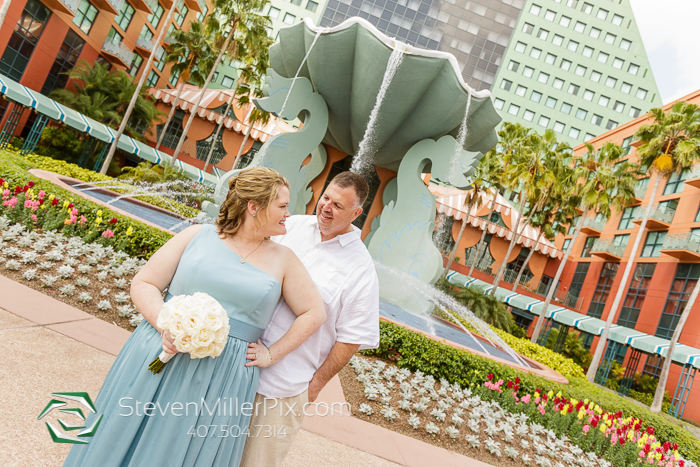 Swan and Dolphin Wedding Photography Disney