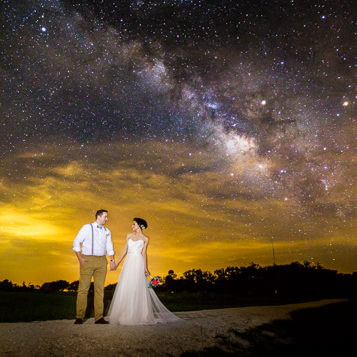 Kissimmee Prairie Preserve | Milky Way Wedding Photos