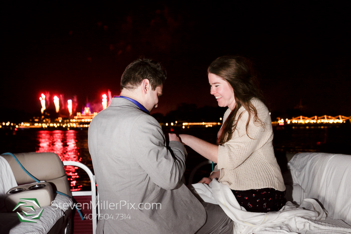 Surprise Disney Fireworks Proposal Photographers Orlando