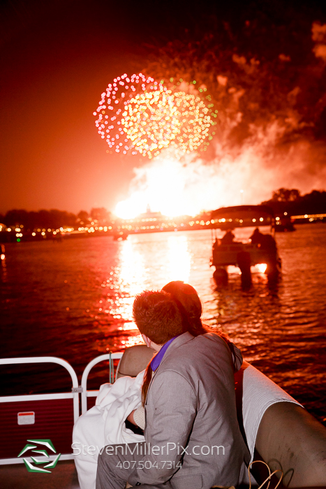 Surprise Disney Fireworks Proposal Photographers Orlando