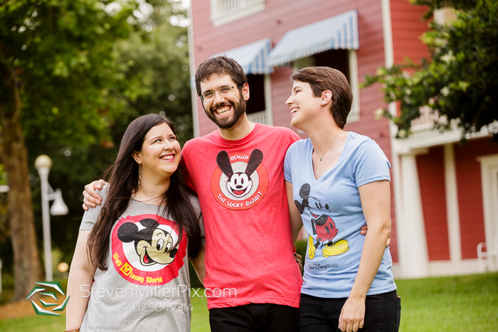Disney Boardwalk Family Portrait Photos | Steven Miller Photography