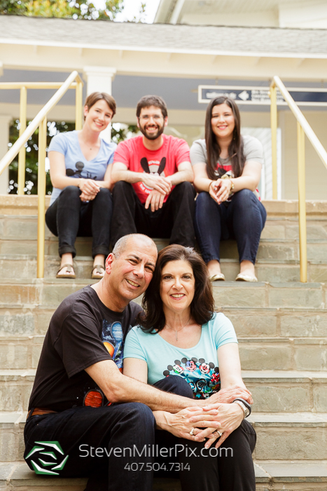 Disney Boardwalk Family Portrait Photos | Steven Miller Photography