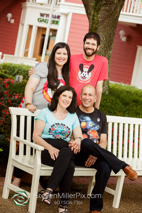 Disney Boardwalk Family Portrait Photos | Steven Miller Photography