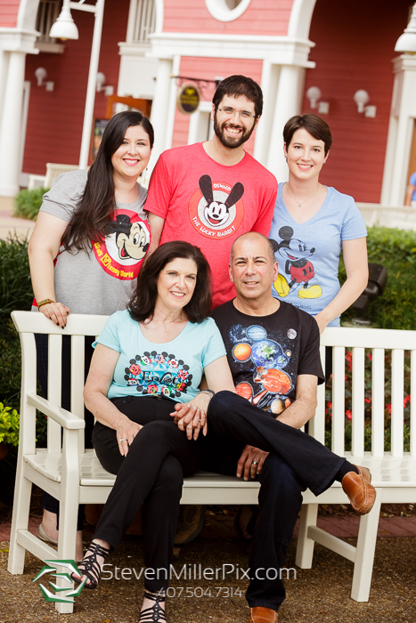 Disney Boardwalk Family Portrait Photos | Steven Miller Photography