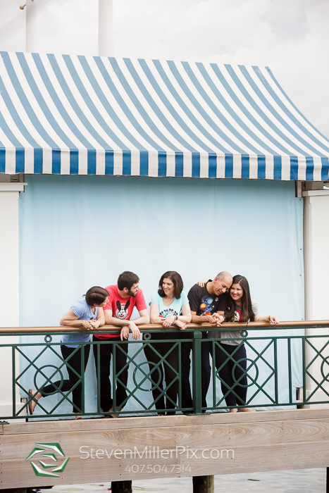Disney Boardwalk Family Portrait Photos | Steven Miller Photography