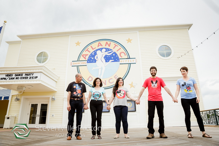 Disney Boardwalk Family Portrait Photos | Steven Miller Photography