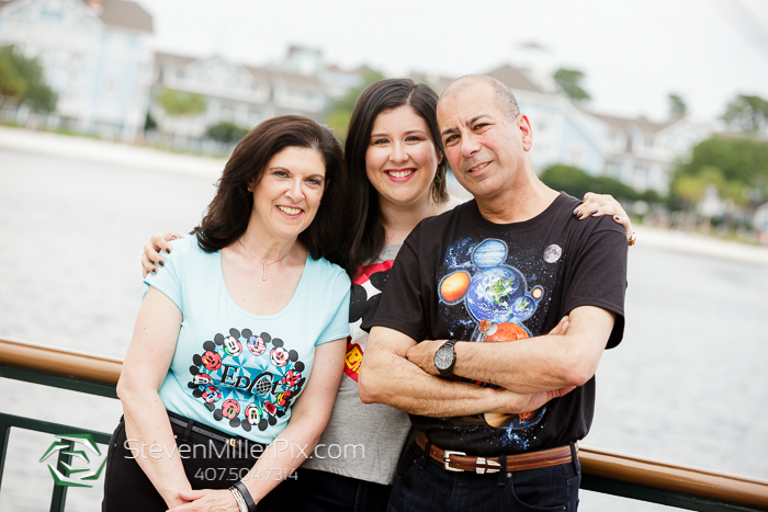 Disney Boardwalk Family Portrait Photos | Steven Miller Photography