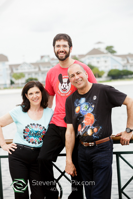 Disney Boardwalk Family Portrait Photos | Steven Miller Photography