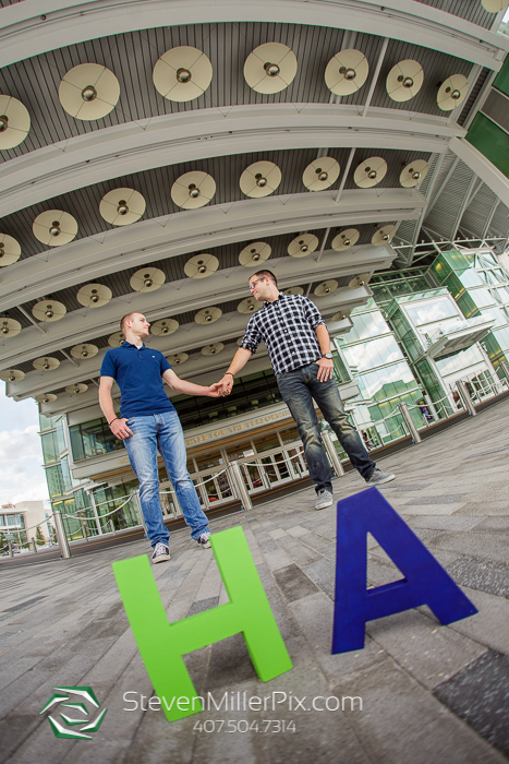 LGBT Orlando Wedding Photographers Downtown