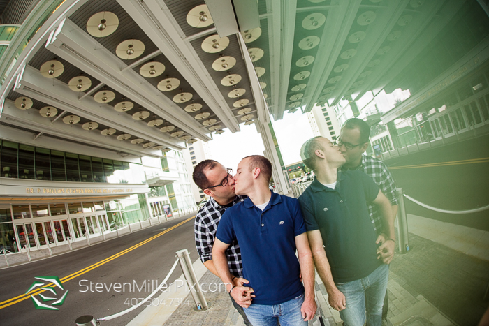 LGBT Orlando Wedding Photographers Downtown