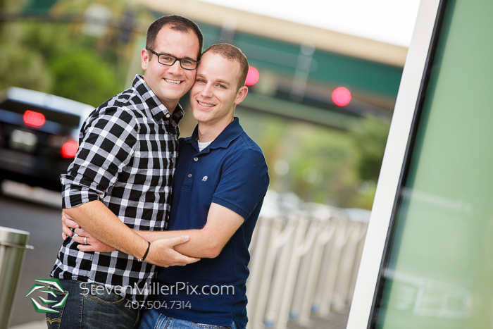 LGBT Orlando Wedding Photographers Downtown