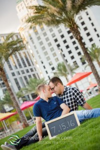 Downtown Orlando Engagement Photographer Same-Sex Weddings Orlando