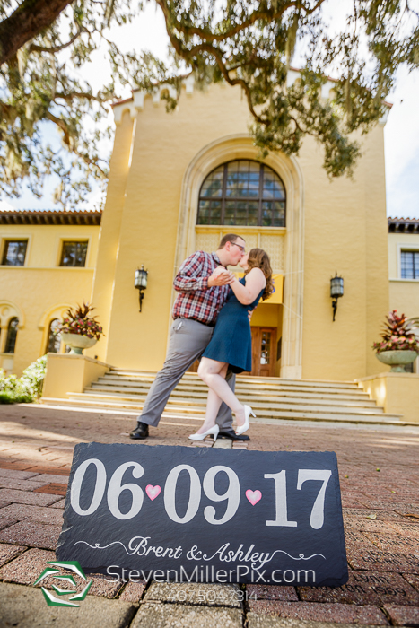 Engagement Photos at Rollins College Orlando