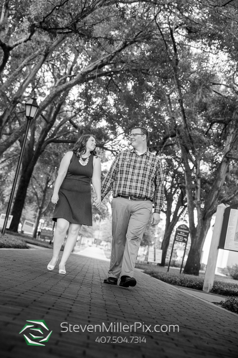 Engagement Photos at Rollins College Orlando
