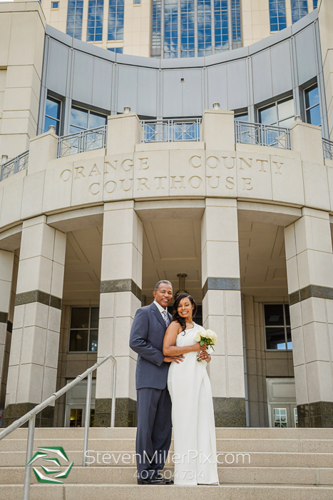 Intimate Orlando Courthouse Wedding Photographers 