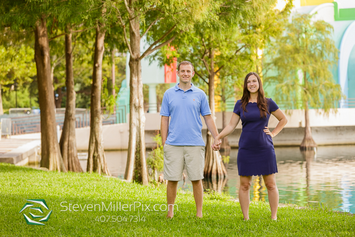 Engagement Photography at Lake Eola