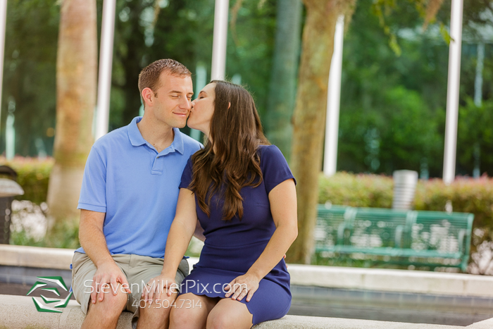 Engagement Photography at Lake Eola