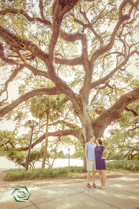 Engagement Photography at Lake Eola