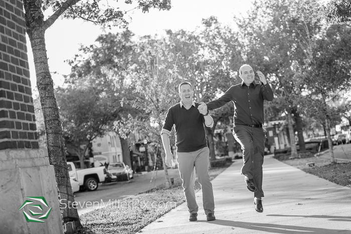 Engagement Sessions in Downtown Winter Garden