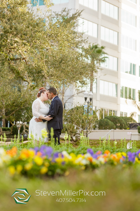 Intimate Courthouse Downtown Orlando Wedding Photographers