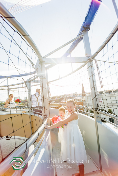 Disney Springs Balloon Ride Wedding Photographers