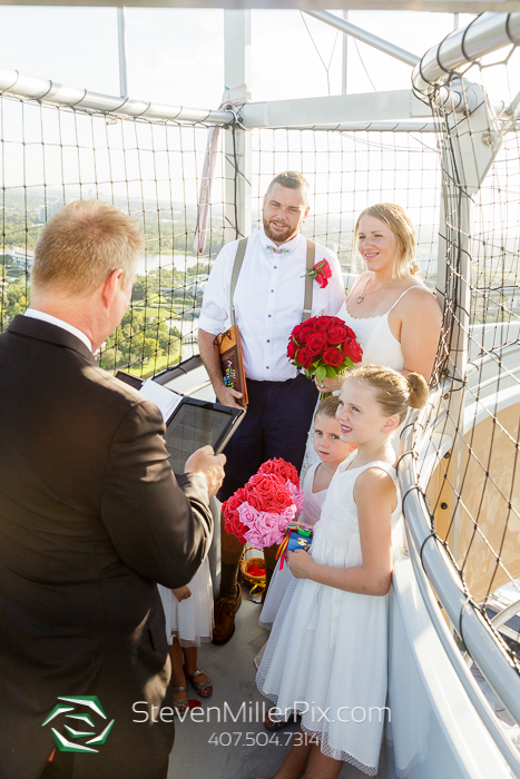 Disney Springs Balloon Ride Wedding Photographers