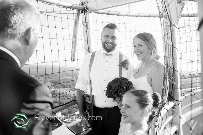 Disney Springs Balloon Ride Wedding Photographers