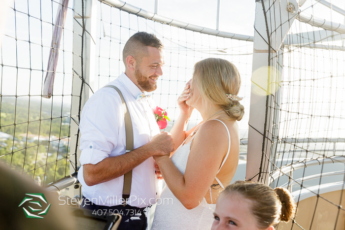 Disney Springs Balloon Ride Wedding Photographers