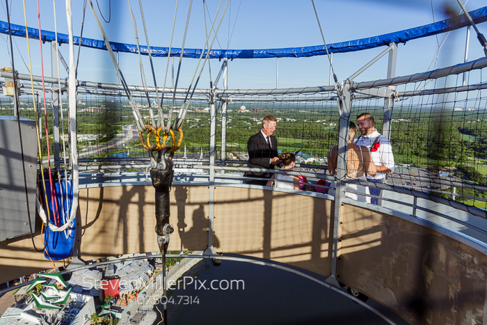 Disney Springs Balloon Ride Wedding Photographers