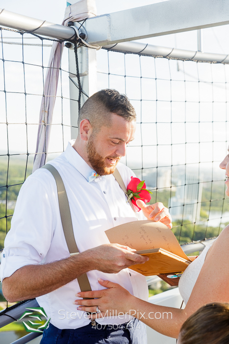 Disney Springs Balloon Ride Wedding Photographers