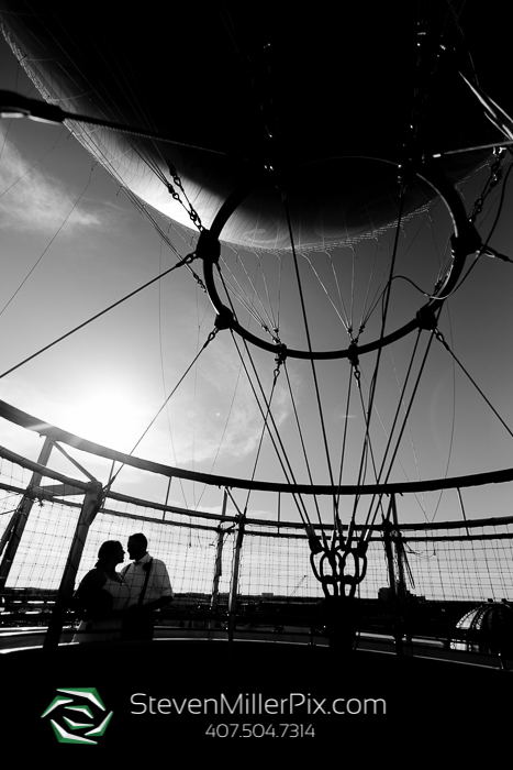 Disney Springs Balloon Ride Wedding Photographers