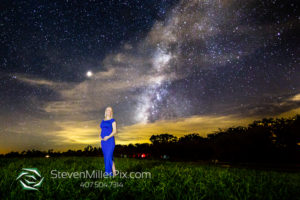 Kissimmee Prairie Night Sky Maternity Photos