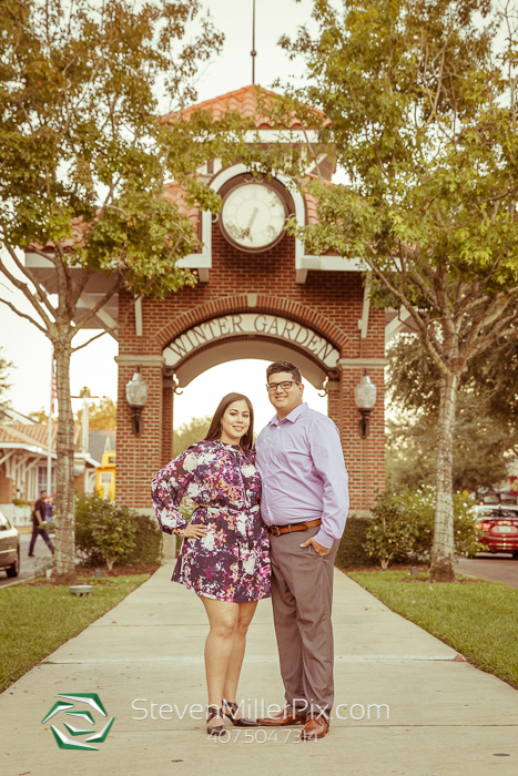 Engagement Session at Winter Garden Plant Street