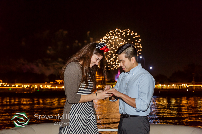 Fireworks Engagement Proposal at Walt Disney World Contemporary Resort
