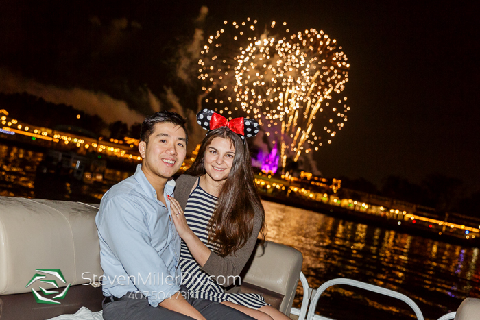 Fireworks Engagement Proposal at Walt Disney World Contemporary Resort