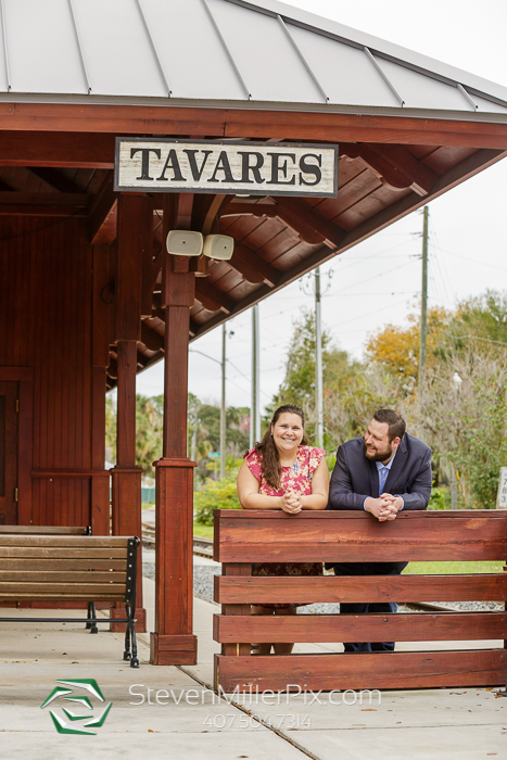 Tavares Pavilion on the Lake Engagement Photographers 