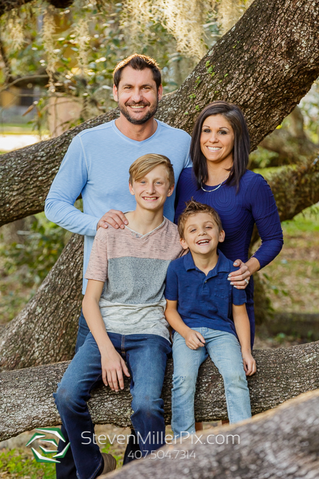 Mayor Tree Loch Haven Park Family Portraits