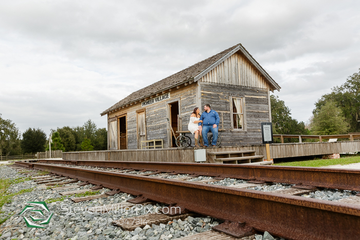 Pioneer Village at Shingle Creek Engagement Photographers