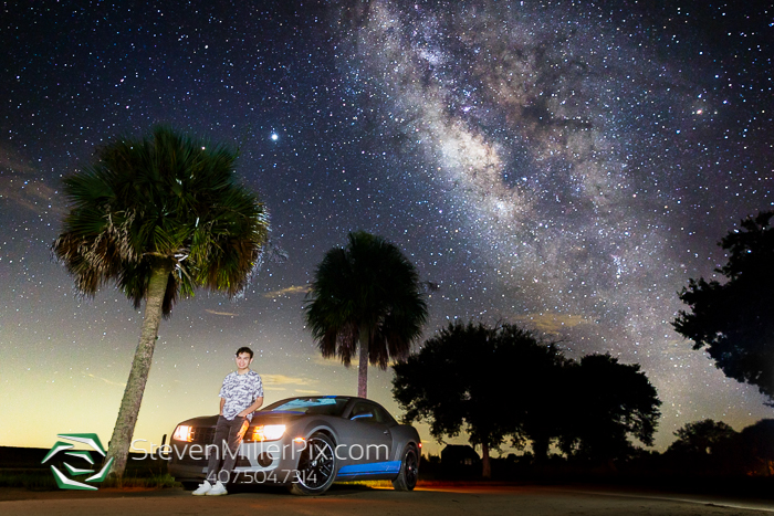Starry Night Orlando Senior Portrait Photographer