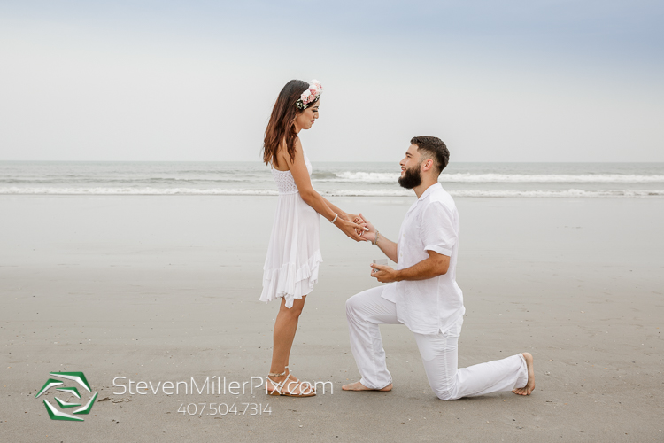 Surprise Proposal Cocoa Beach Florida