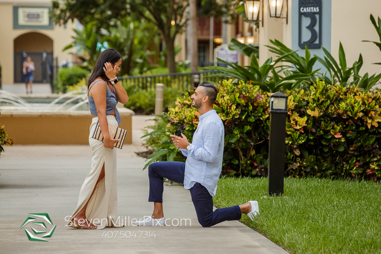 Surprise Proposal Photos Coronado Springs Orlando