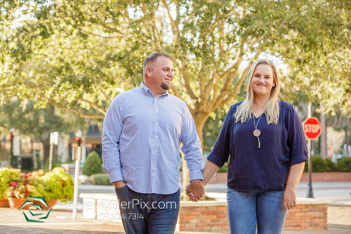 Downtown Winter Garden Engagement Photos