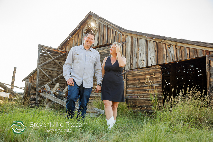 Oregon Rustic County Barn Engagement Photographer