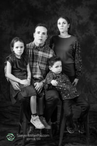 Gothic Holiday Theme Family Portraits