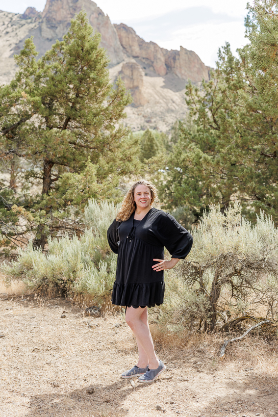 smith rock state park oregon engagement photos