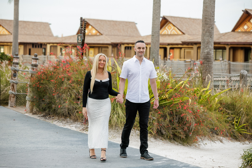 Disney's Polynesian Resort Proposal Surprise Photographer