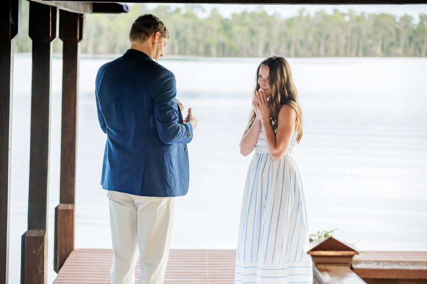 Orlando Backyard Proposal Photographer